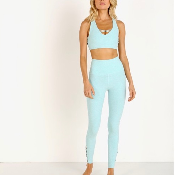 Beyond Yoga Spacedye Crossed High Waisted Midi Legging, size S. - Picture 7 of 10